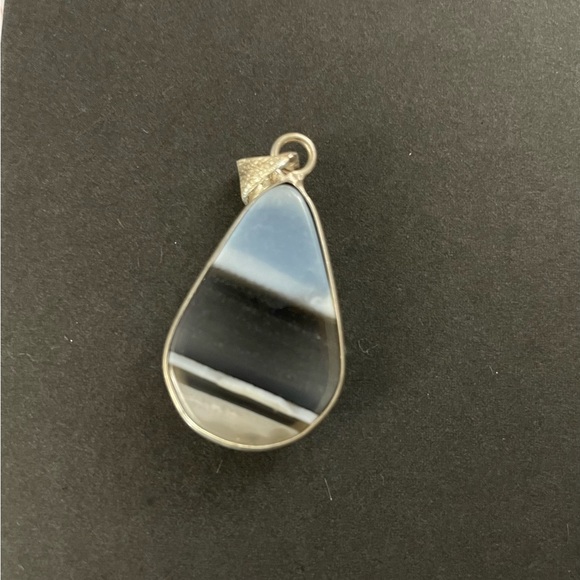 Jewelry - Blue Opal silver pendant